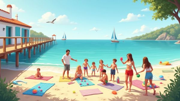 Vacances en famille et loisirs en bord de mer avec la pension complète VACAF